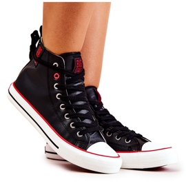 Høje lædersneakers Big Star JJ274131 Sort