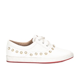 BM Millas hvide børnesneakers ['hvid']