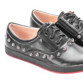 Sorte Kooi børnesneakers