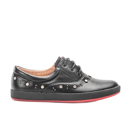 Sorte børnesneakers fra Fosses