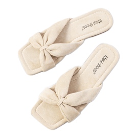 Beige Howse dametøfler