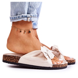 PS1 Wendy Light Beige Cork Sole Hjemmesko