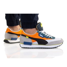 Sko Puma Future Rider Play On M 371149 77 sort orange grå flerfarvet
