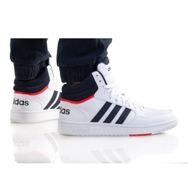 Adidas Hoops 3.0 Mid M GY5543 sko hvid marine blå