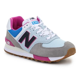 New Balance W WL574PO2 blå flerfarvet
