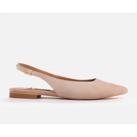 Marco Shoes Naturlige ruskinds beige sandaler