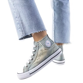 Oliveira denim sneakers blå