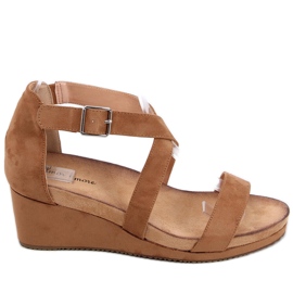Kilesandaler Ashlyn Camel brun