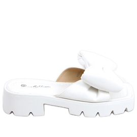 Keesha White High Sole Hjemmesko hvid