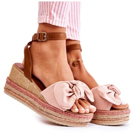 FE1 Kile-sandaler i ruskind Pink Natina brun lyserød
