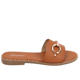 Kettle Camel dametøfler brun