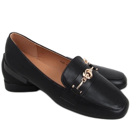 Tansy Black dame loafers sort