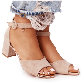 Ruskind Højhælede sandaler Vinceza 21-20100 Beige
