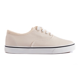 SHELOVET Sneakers til kvinder beige