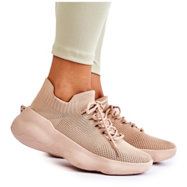 Beige Dalmiro sportssko til kvinder Slip On