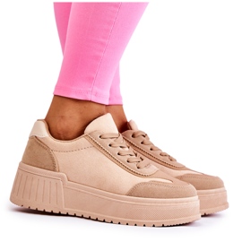 PS1 Dame ruskind sportssko Beige Segurro