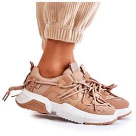 Sneakers Sportssko til kvinder Camel Someday brun