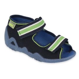 Befado Børns hjemmesko 250p103 Navy Blue blå