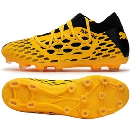 Puma Future 5.3 Netfit Hg M 105796 02 fodboldstøvler flerfarvet appelsiner og røde