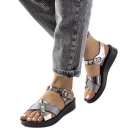 Grå damesandaler fra Tulia