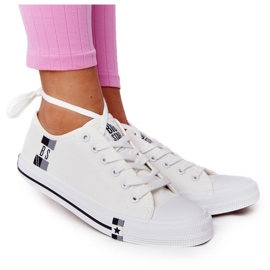 Klassiske kvinders sneakers Big Star HH274109 Hvid