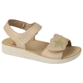 Befado Børns sandaler 068Y004 Zlotys med zirkoner gylden