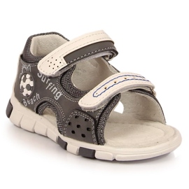 Velcro sandaler NYHED Jr EU651B grå