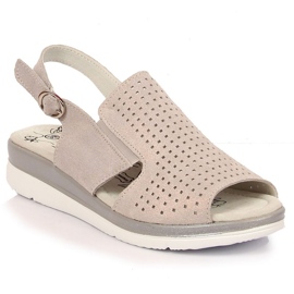 Kilesandaler T.Sokolski W SCA169 beige-sølv
