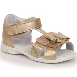 Velcro sandaler Kornecki Jr KOR6309 gyldne gylden