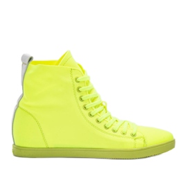 Karitas grønne neon ankelsneakers