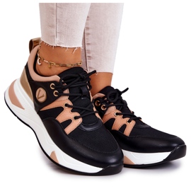 Vinceza Dame sportssko sneakers sort