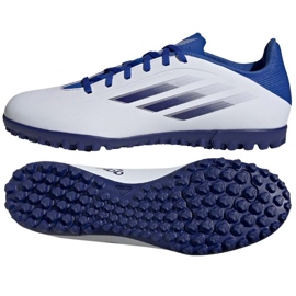 Adidas X Speedflow.4 Tf M GW7531 fodboldstøvler flerfarvet hvid