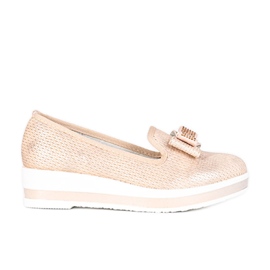 Taille børnebeige ballerinaer