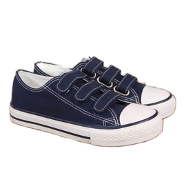 Velcro sneakers Atletico Jr ATC387C marineblå marine blå