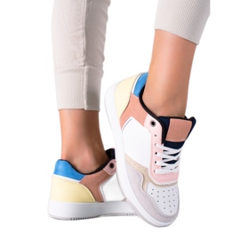 SHELOVET Farverige damesneakers flerfarvet