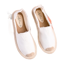SHELOVET Lette espadriller til kvinder hvid