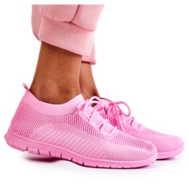 FM1 Pink Sequro Slip On Sportssko til kvinder lyserød