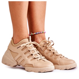 PG2 Dame sportssneakers Beige Azella sko