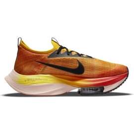 Nike Air Zoom Alphafly Next% Flyknit M DO2407-728 løbesko sort orange gul