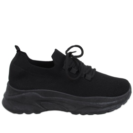 Wendy Black Sock Sneakers sort