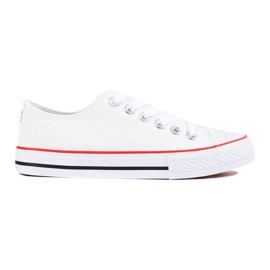 Klassiske sneakers til kvinder hvid