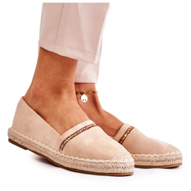S.Barski Klassiske Beige Slip-on Espadriller Cersei til kvinder