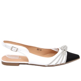 Chanel Taylor White ballerinaer hvid