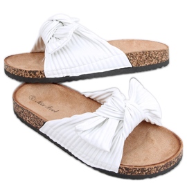 Moss White kork hjemmesko hvid