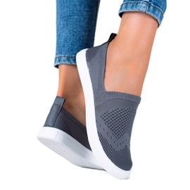 SHELOVET Grå Slipons