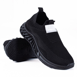 SHELOVET Slip-on sportssko sort