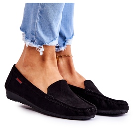 PH1 Dame Ruskind sorte Wedge Loafers La Cava