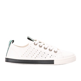 Impi sorte og hvide sneakers til kvinder