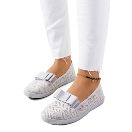 Zorda grå gennembrudte sneakers