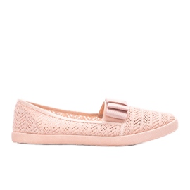 Zorda pink openwork sneakers lyserød